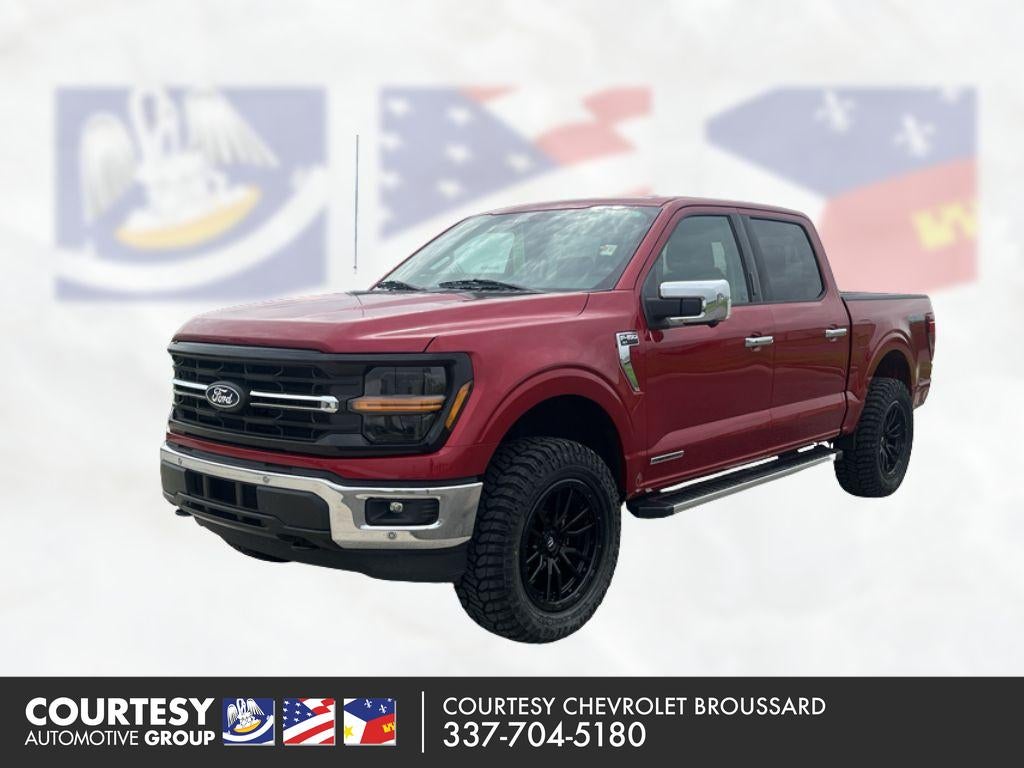 2024 Ford F-150 XLT in Red — front three-quarter view