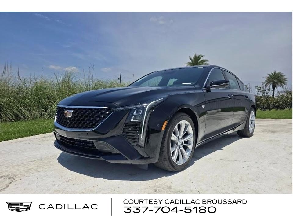 2026 Cadillac CT5 Premium Luxury in Black Raven — front three-quarter view