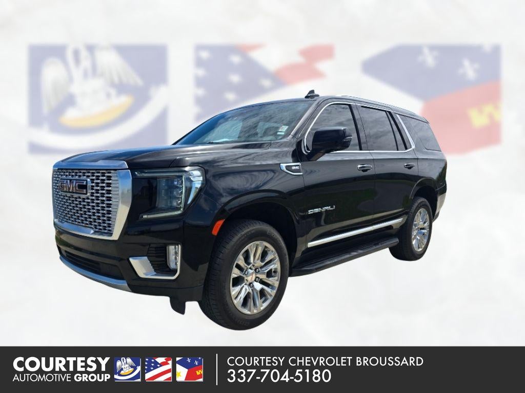 2024 GMC Yukon Denali in Onyx Black — front three-quarter view