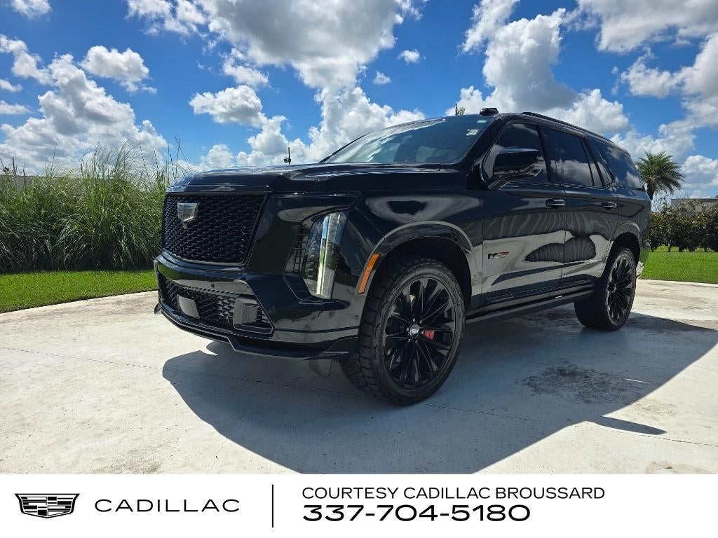2026 Cadillac Escalade V-Series in Black Raven — front three-quarter view
