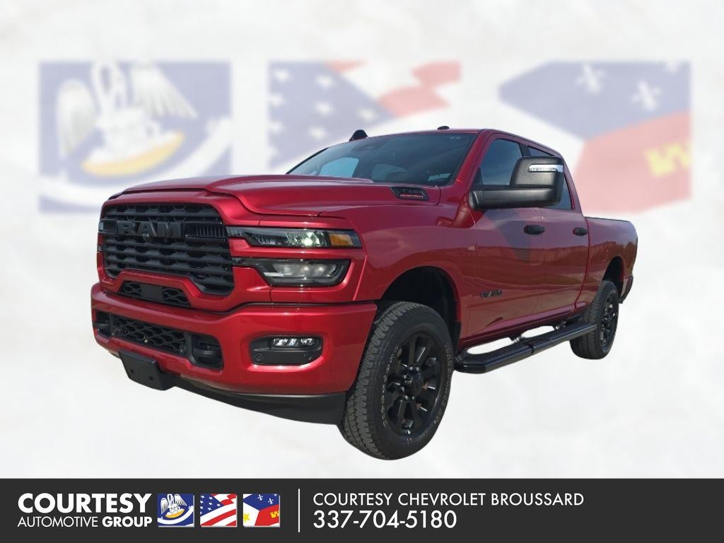 2026 RAM 2500 Big Horn in Maroon — front three-quarter view