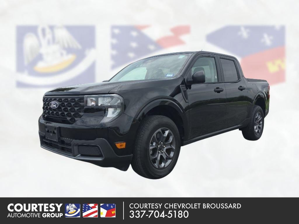 2026 Ford Maverick XLT in Black — front three-quarter view